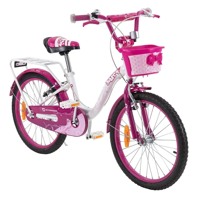 ActionBikes Kinderfahrrad Daisy 20 Zoll V-Brake Bremse Schutzblech Mädchen Jungen
