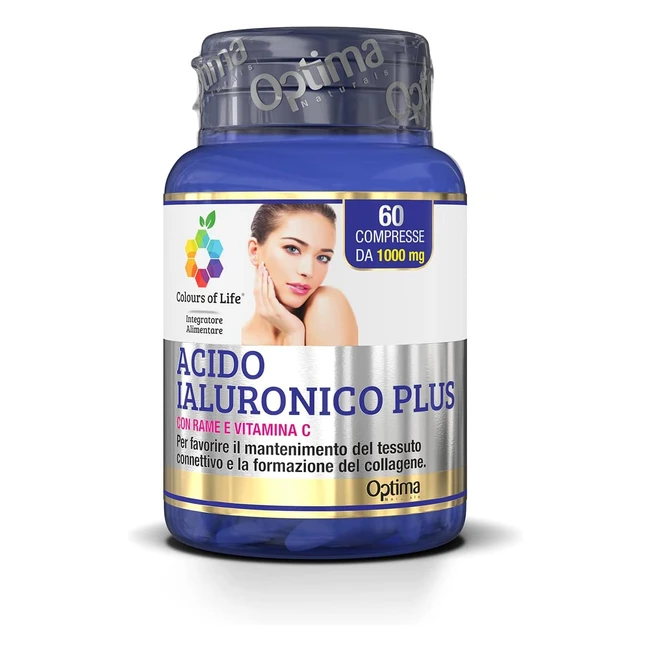 Acido Ialuronico Plus Integratore - Colours of Life - Ref 1234 - Senza Glutine 