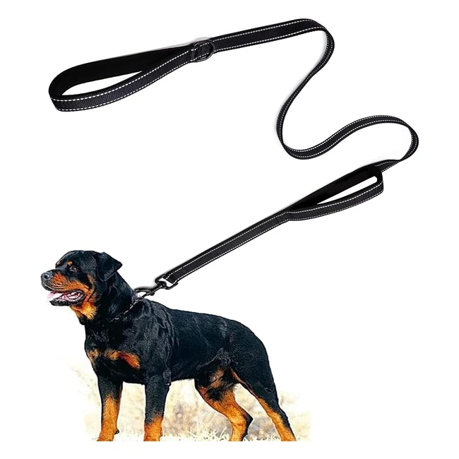 Guinzaglio per cani Eyeleaf 18 metri riflettente e forte con doppio manico imbottito nylon resistente