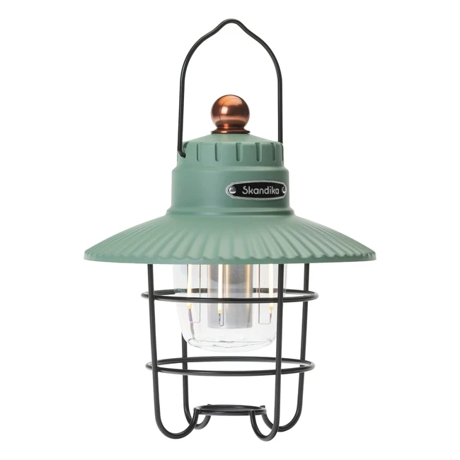 Skandika Soroya LED Campinglampe Retrostil dimmbar 500 Lumen 2000 mAh Akku