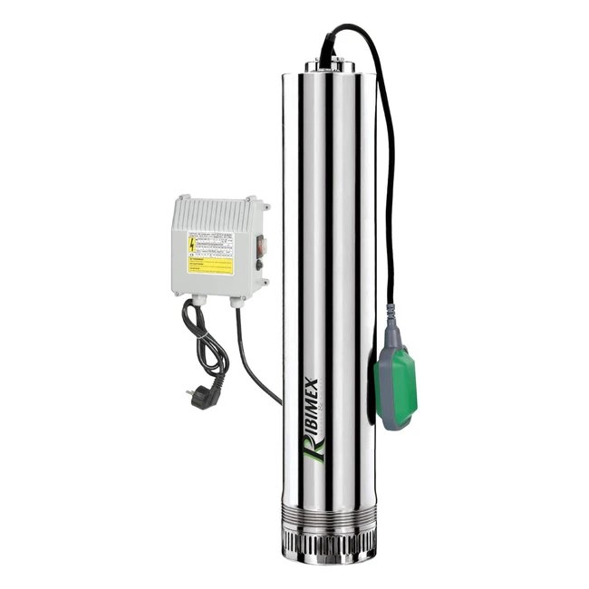 Bomba Sumergible de Acero Inoxidable 750W - Ribimex 07366 - 4 Turbinas