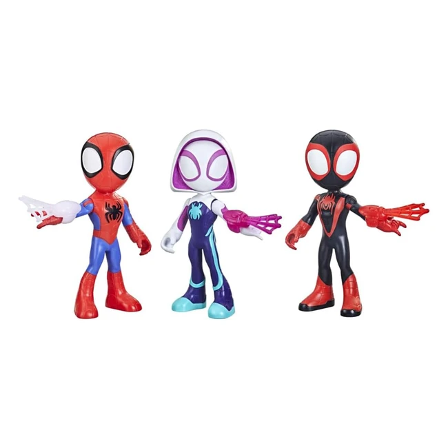 Marvel Spidey & His Amazing Friends Supersized Hero 225cm Action Figures 3-Pack