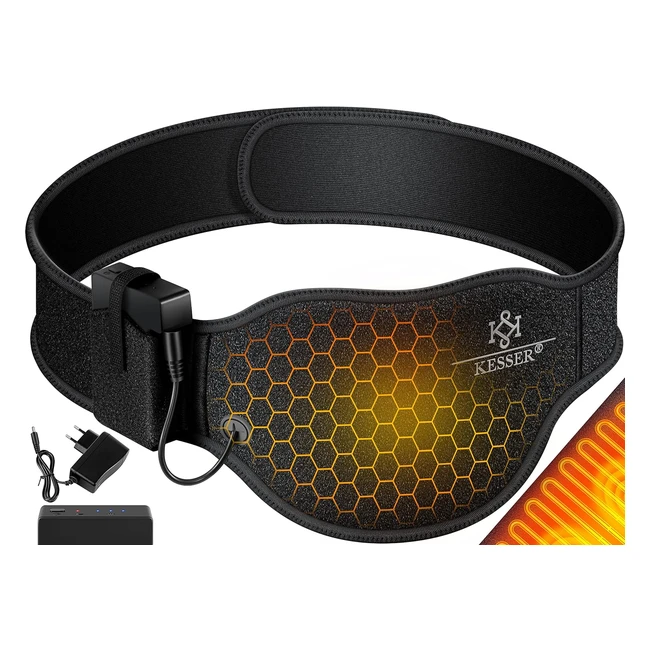 Kesser Heizgrtel mit Batterie Heizgrtel mit 3 Heizstufen Ferninfrarot fr B