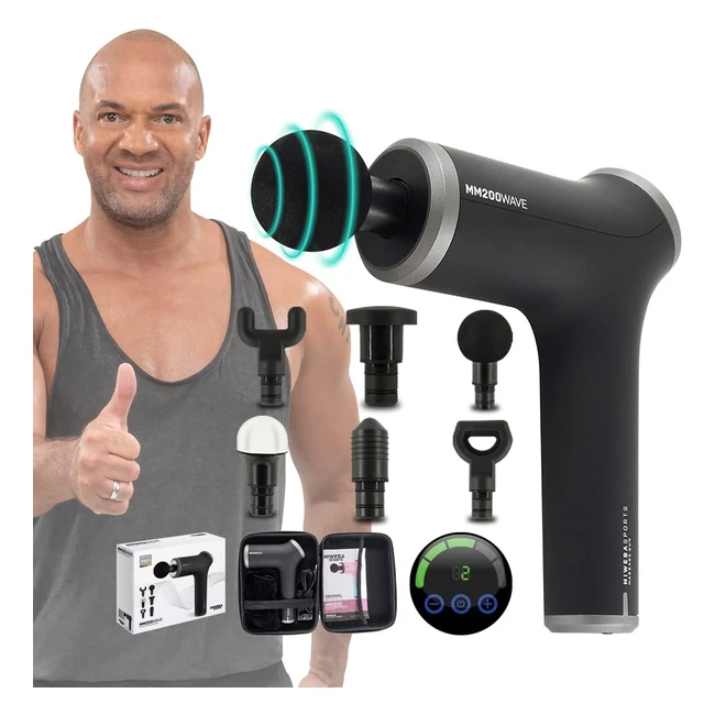 miweba sports Massagepistole MM200 - Wave Massagegert - Muskel Massagegun - LC