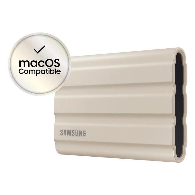 Samsung T7 Shield Portable SSD 2TB USB 32 Gen2 External SSD Beige MUPE2T0KEU - H