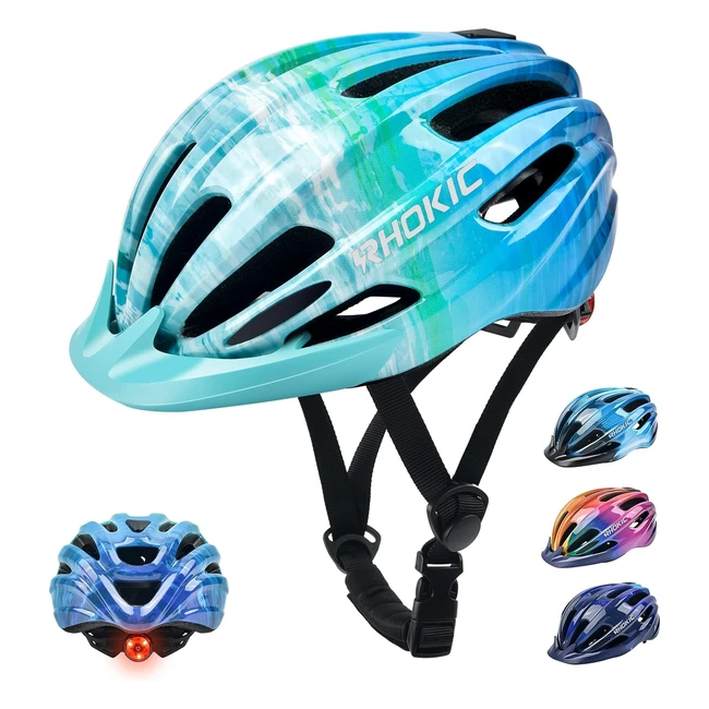 Casco Bicicleta Niño con Lámpara y Visera Ajustable 513 años