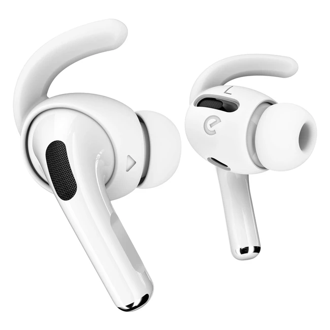 KeyBudz EarBuddyz Silikon Ohrhrer Aufstze fr Apple AirPods Pro - Rutschfest Sport Wei
