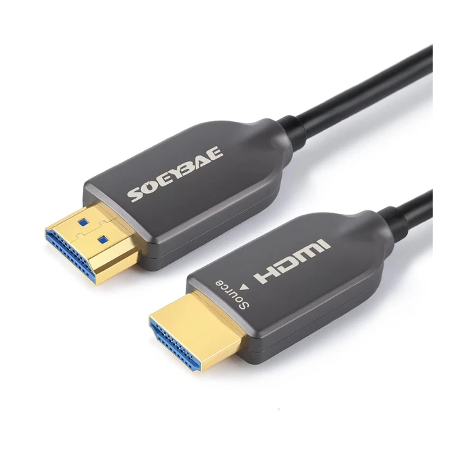 Cavo HDMI Fibra Ottica 50m 4K 60Hz 18Gbps UHD 2160p HDR HDCP 22 ARC