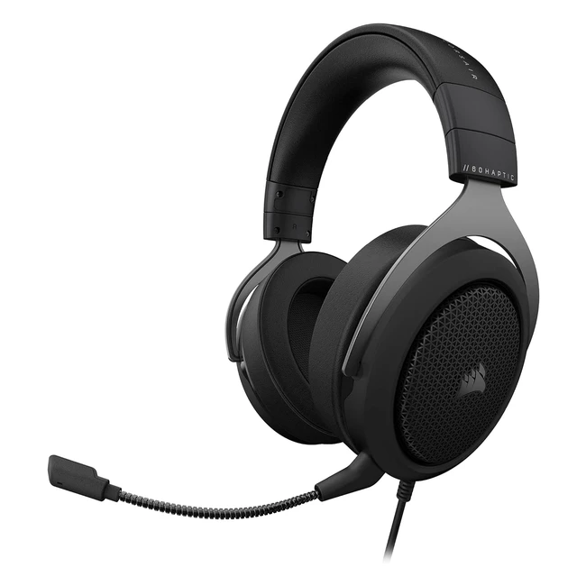 Corsair HS60 Haptic Gaming Headset - Immersive Sound Experience - CustomTuned 50