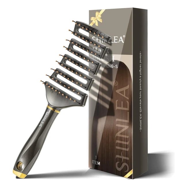 Shinlea Cepillo Pelo Antitirones con Cerdas Flexibles Ultra Suaves - Secado Rápido