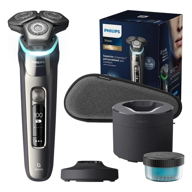 Philips Shaver Series 9000 - Wet & Dry Electric Shaver for Men - Model S997455 - Skiniq Technology