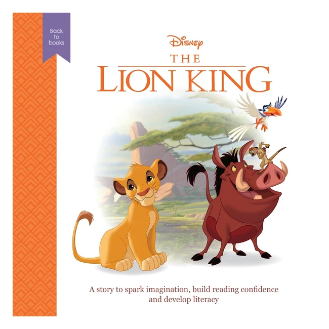 Disney Lion King Back to Books - Build Reading Confidence & Develop Literacy - Hardback