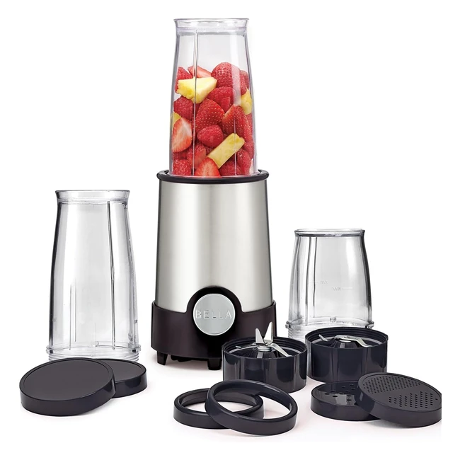 Bella Personal Size Rocket Blender 285W - Smoothies Shakes Healthy Drinks - Ea