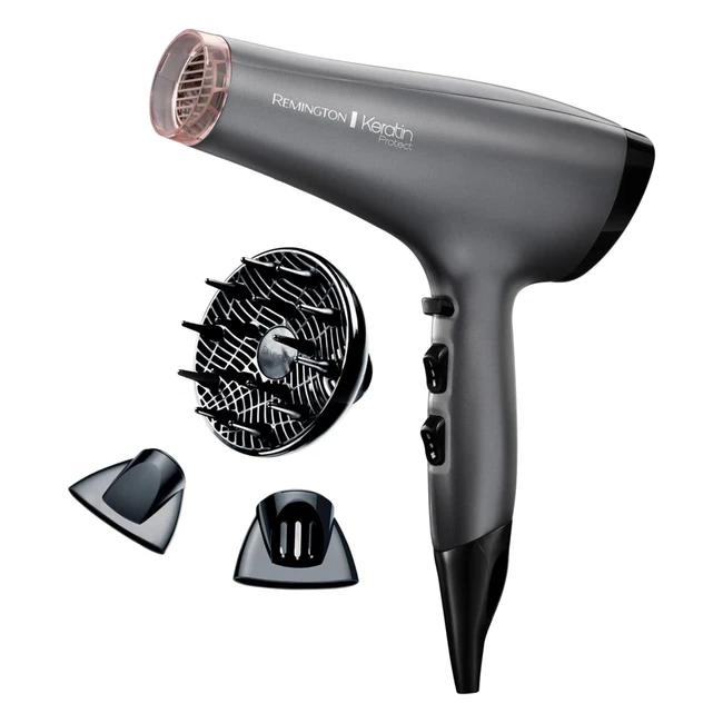 Remington Keratin Protect Ionic Hair Dryer AC8008 - Healthy Looking Hair 2 Conc