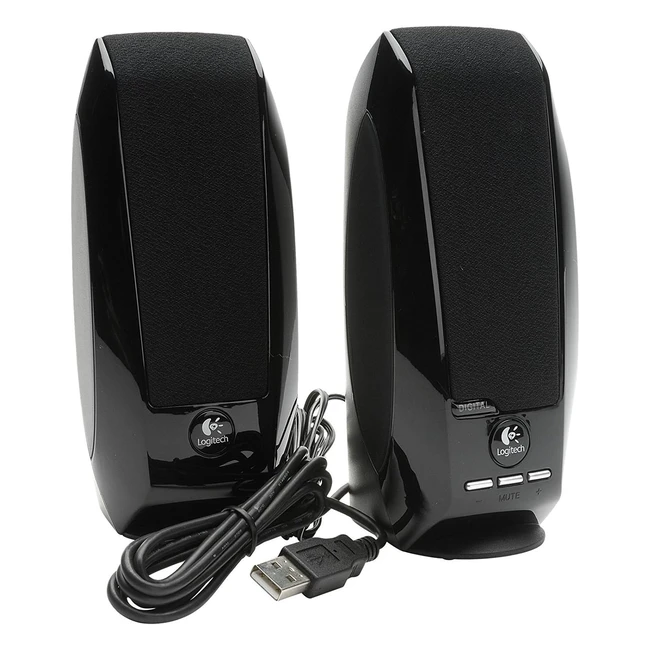 Logitech S150 20 PC-Lautsprechersystem EU Stecker Schwarz - USB-Anschluss 12 Wat
