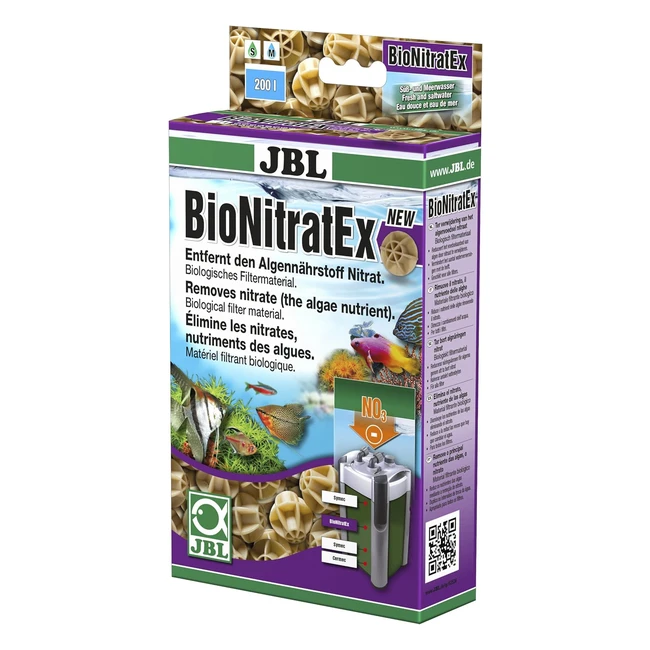 JBL Bionitratex 62536 - Palline Filtranti per Acquario - Confezione 100 pezzi