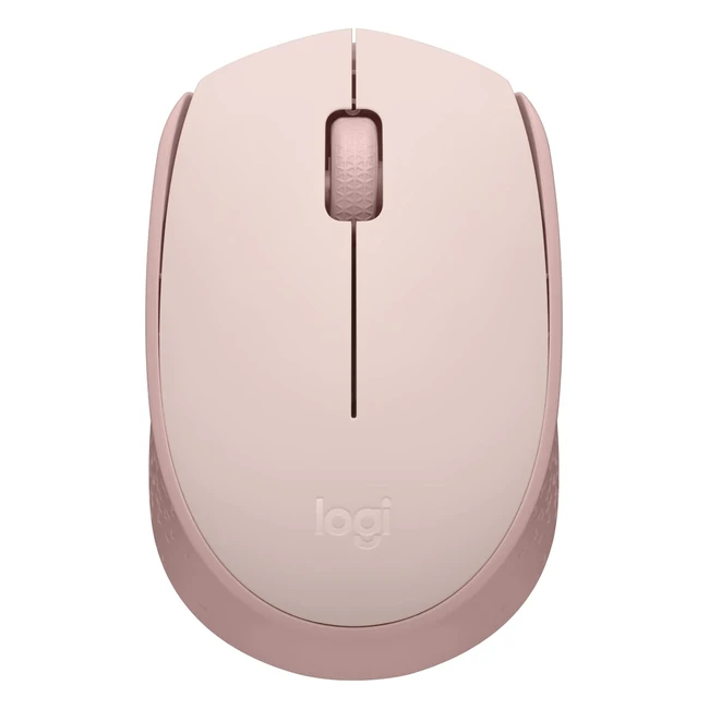 Logitech M171 Kabellose Computermaus 2.4 GHz USB Miniempfänger Optische Spurführung 12 Monate Batterie Rosa