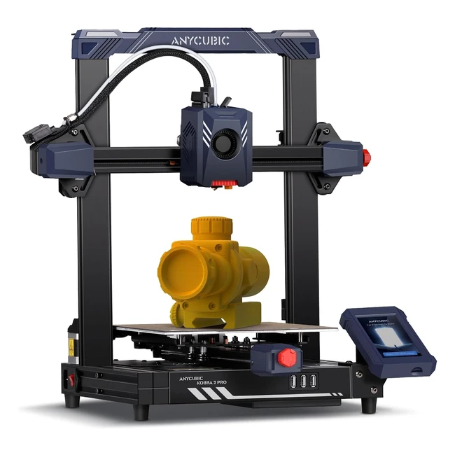 Anycubic Kobra 2 Pro 3D-Drucker 500mm/s Hochgeschwindigkeits-3D-Printer mit LeviQ 20 Auto Leveling