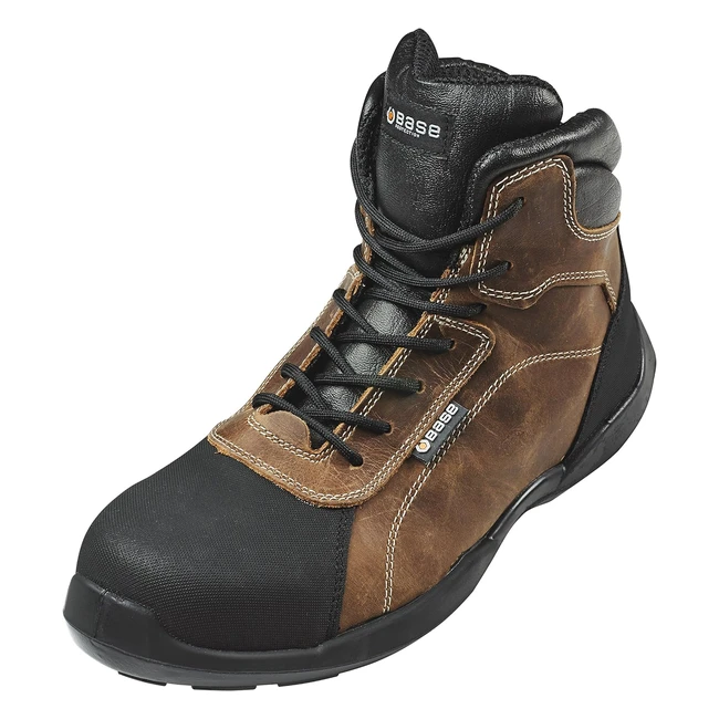 Base Protection B0610 Climb Safety Shoe Brown/Black 42 - Lightweight Design & Water-Resistant