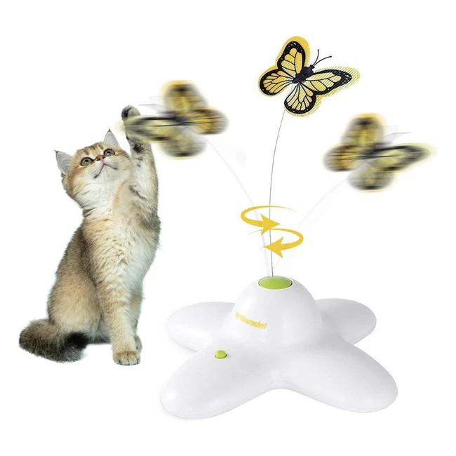 Jouet interactif pour chat AFP Flutter Bug - Soulage le stress - Amusement garan