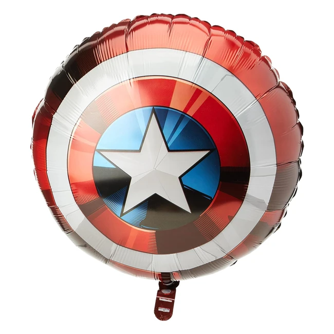 Avengers Shield Balloon 28 inch - Amscan 3484101 - Ideal for Avengers Themed Par