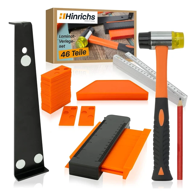 Kit Pose Parquet Stratifié Hinrichs 46 Pièces - Sol Professionnel