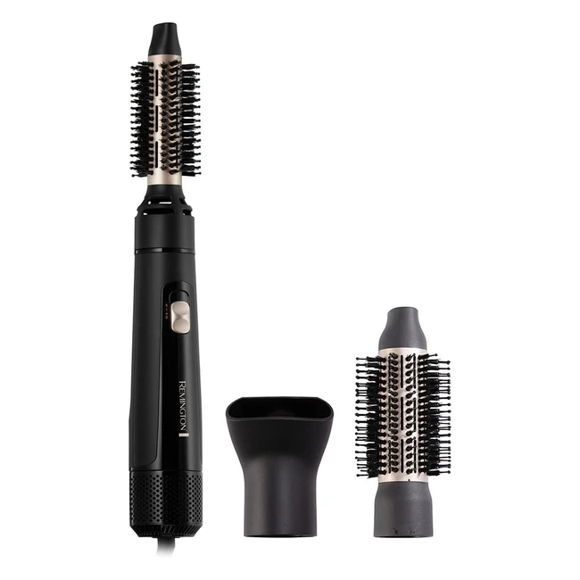 Remington Cepillo Blow Dry Style 800W - Ideal para Cabello Corto y Mediano - 2 Cepillos Redondos - Negro