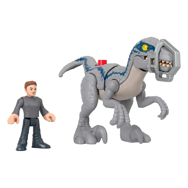 ¡Imaginext Jurassic World Fuga de Blue Dinosaurio de Juguete Mattel HKG15!