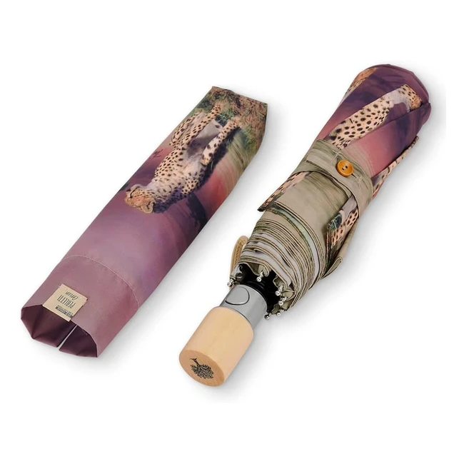 Ombrello Pieghevole Ecosostenibile Perletti Green - Donna Automatico