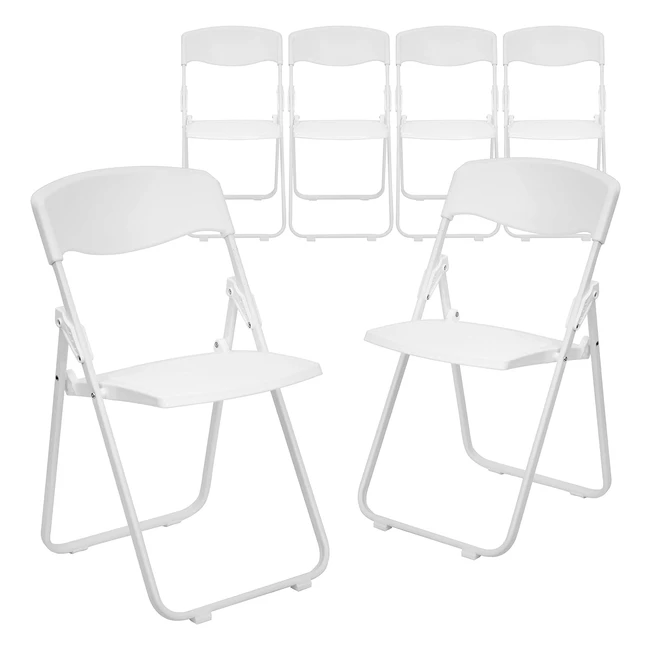 Sedia Pieghevole Plastica Resistente 400kg - Flash Furniture Hercules Serie - Bi