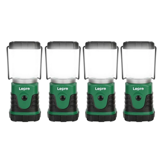 LEPRO Camping Lantern Portable Mini Light 4 Modes Water Resistance IPX4 Pack of 