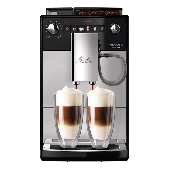 Cafetera Automtica Melitta Latticia OT F300101 - Silencioso Molinillo Doble Es