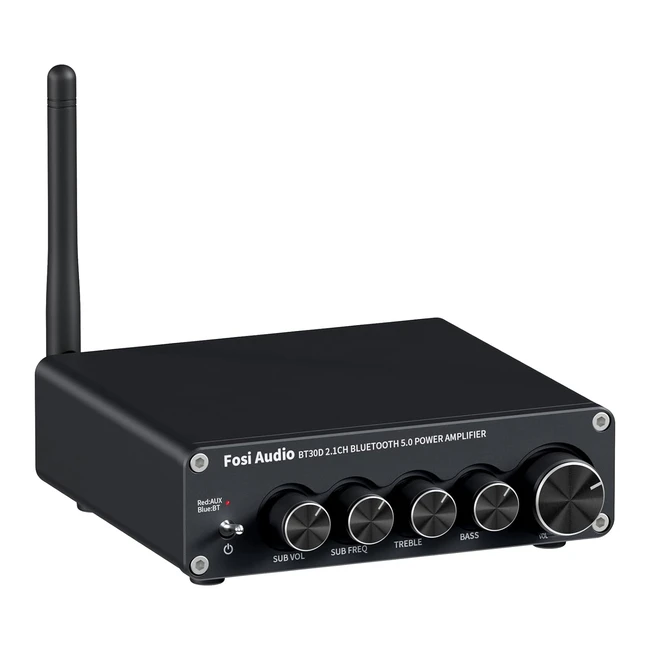Fosi Audio BT30D Bluetooth 50 Stereo Audio Receiver Amplifier - Mini HiFi Class