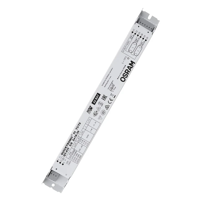 Balasto Electrnico Osram 85W Blanco No Dimmable - Eficiencia Energtica Alta