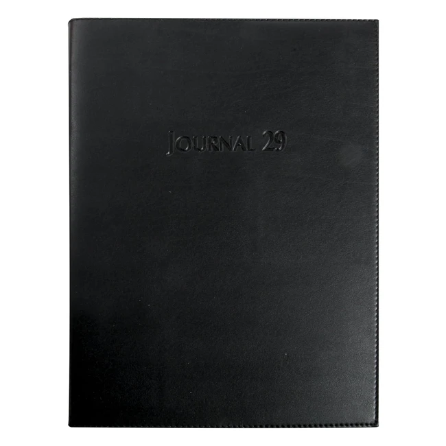 Agenda de bureau Exacompta 294121E - 1 jour/page - 3-6 utilisateurs - Janv./Déc. 2024 - Noir