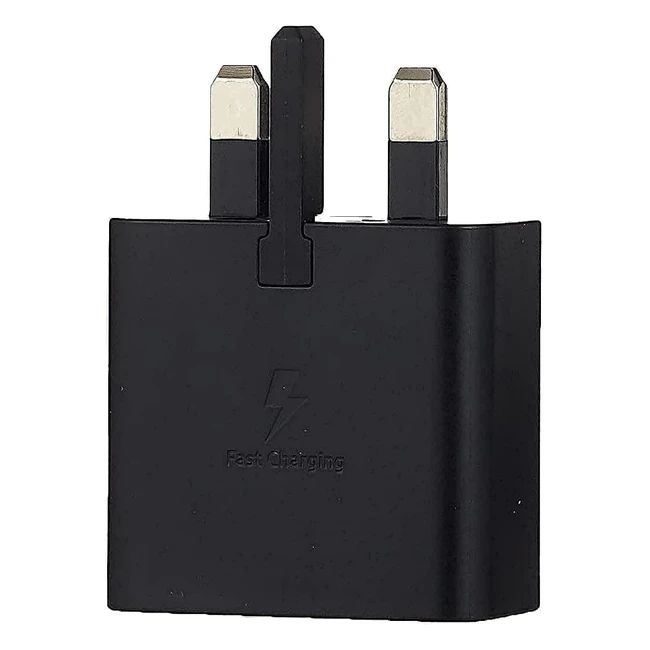 Samsung Galaxy Official 15W Adaptive Fast Charger USBC to C Data Cable Black