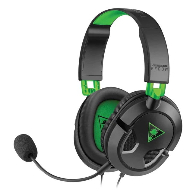 Auriculares Gaming Turtle Beach Recon 50X - Xbox PS4 PS5 Switch PC - Negro Verde