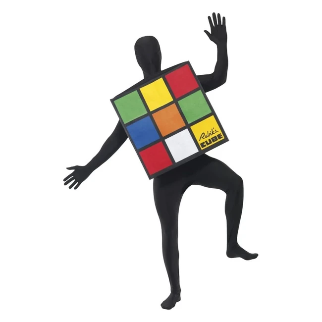 Costume Unisex Rubiks Cube Multicolore - Taglia Unica - Smiffys