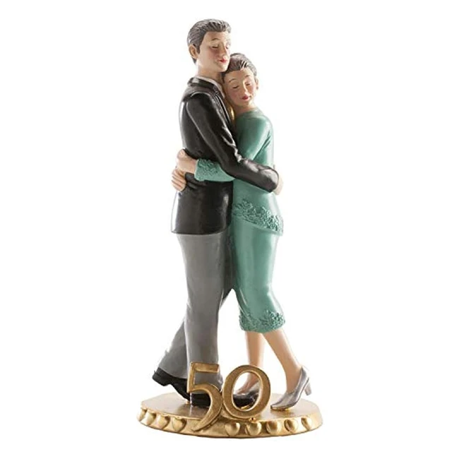 Figurine mariage blanc 20cm Dekora 305224 - Couple amoureux - Haute qualit