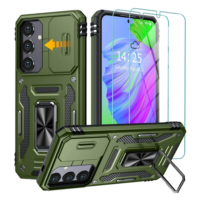 Coque Samsung Galaxy S24 Plus Goldju avec 2 protections d'écran antichoc