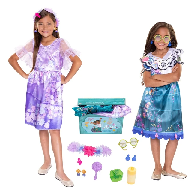 Disney Encanto Madrigal Sisters Dress Up Trunk | Authentic Film Details | Ages 3+