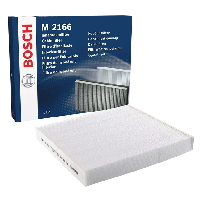 Filtro Habitáculo Bosch M2166 - Protección Polen y Vaho