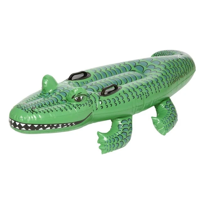 Cocodrilo Inflable Verde 140cm Smiffys 29134 - ¡Compra Ya!