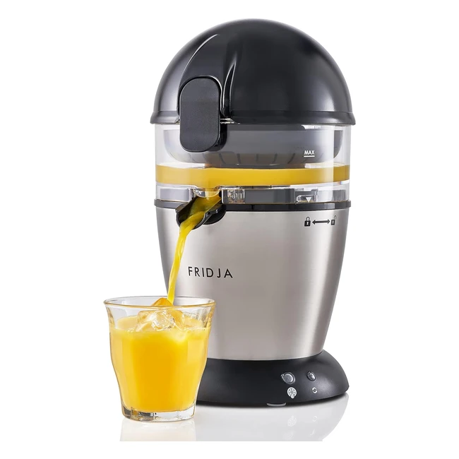 Fridja F900 Automatic Citrus Juicer Stainless Steel - No Spills Easy Clean 50W