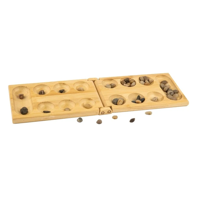 Pandoo Mancala Gioco Strategia Bambu Viaggi 6+ Anni