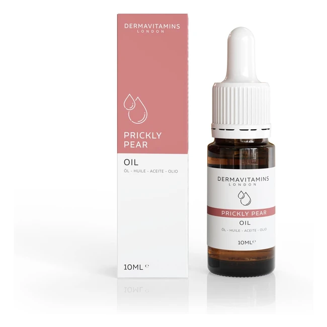 Dermavitamins Prickly Pear Oil 10ml | 100% Pure & Coldpressed | Hydrating & Anti-Aging