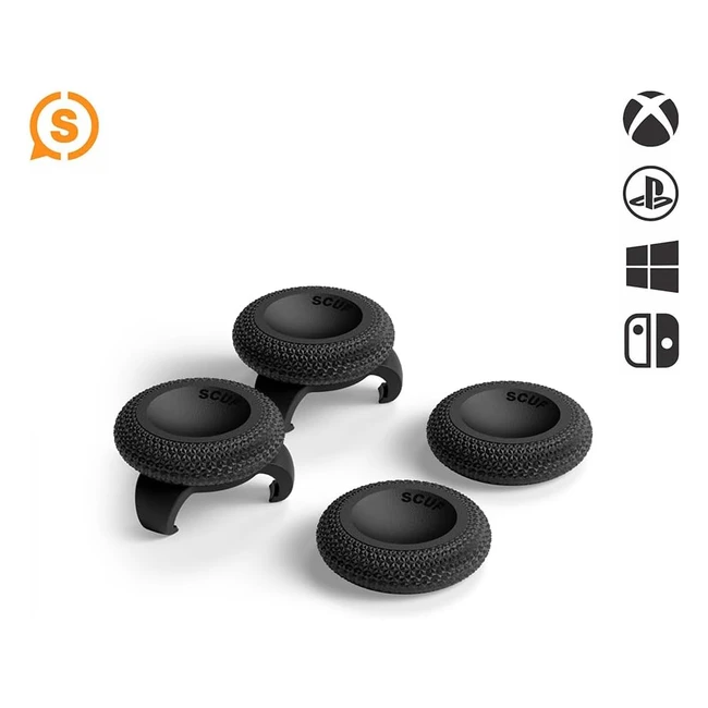 Scuf Thumbstick Grips 4 Pack with 2 Bases Catalyst - Enhanced Precision  Comfor