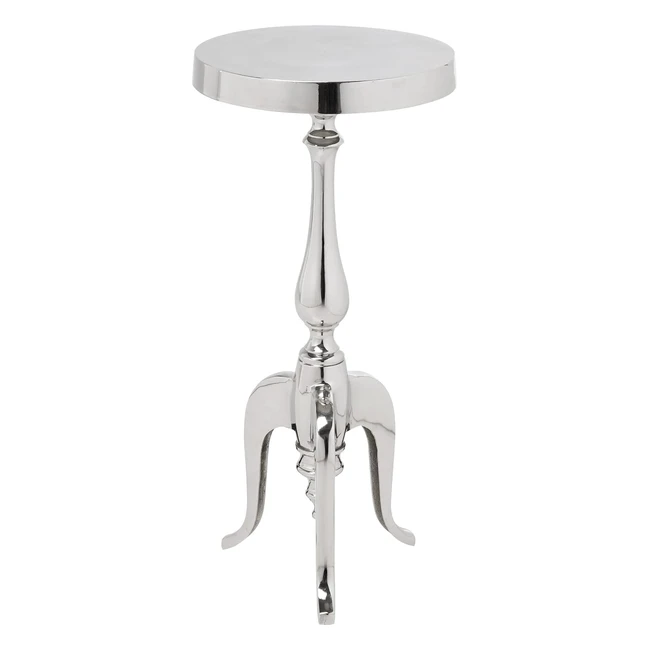 Table d'appoint Kare Design Barocco Alu Argent 20kg 27cm