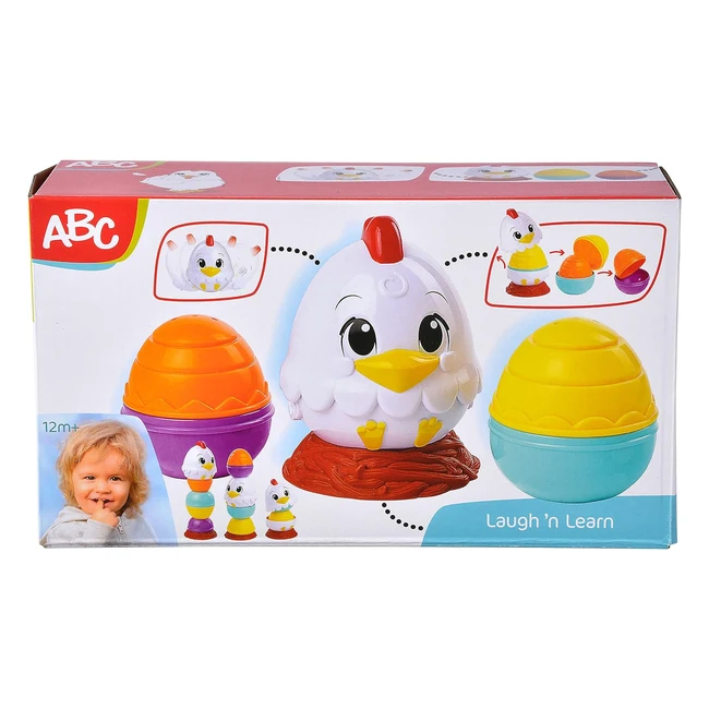 Poulet Empilable Simba ABC 104010184 avec Ufs Colors - Jouet Motricit Enfant
