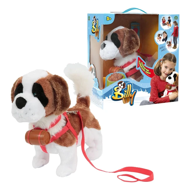 Peluche Interactivo Billy para Niños - Camina, Sienta, Ladra - Ref. B00